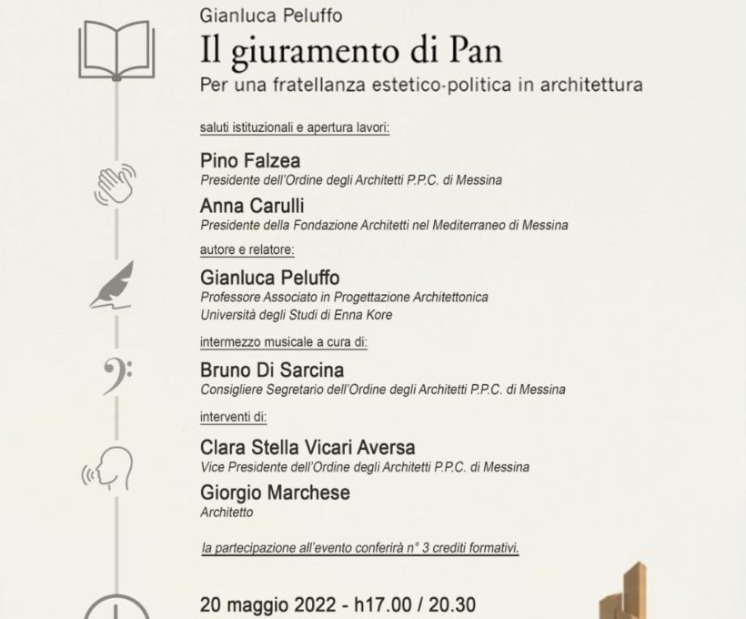 20 maggio all’Alemanna la presentazione del libro “Il giuramento di Pan” di Gianluca Peluffo