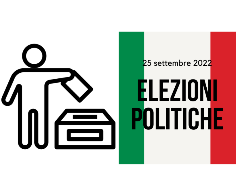 23 settembre ore 12.00 termine per l’invio delle proposte in vista delle elezioni del 25 settembre 2022